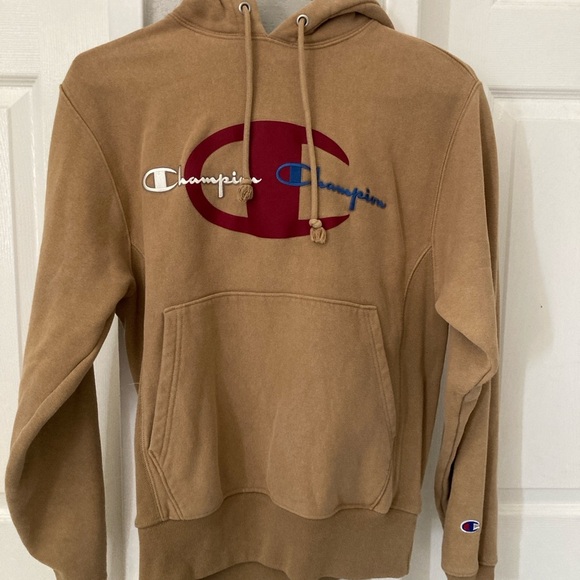 CHAMPION DOUBLE SCRIPT HOODIE SHOP Size Small - Picture 2 of 5